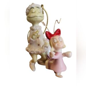 Dr. Seuss Lenox Xmas Ornament " Off You Go Cindy Lou"